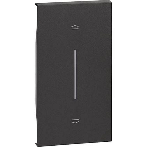 Enjoliveur Living Now pour poussoir de volets roulants 2 modules - noir-BTKG05M2-8005543611500-BTICINO