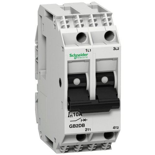 TeSys GB2-DB - disjoncteur pour circuit de contrôle - 8A - 2P - 2d-GB2DB14-3389110865509-SCHNEIDER ELECTRIC FRANCE