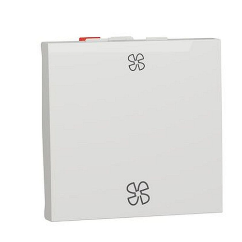 Unica - commande VMC 2 vitesses - 10A - 2 modules - Blanc antimi - méca seul-NU320320VMC-3606489455101-SCHNEIDER ELECTRIC FRANCE