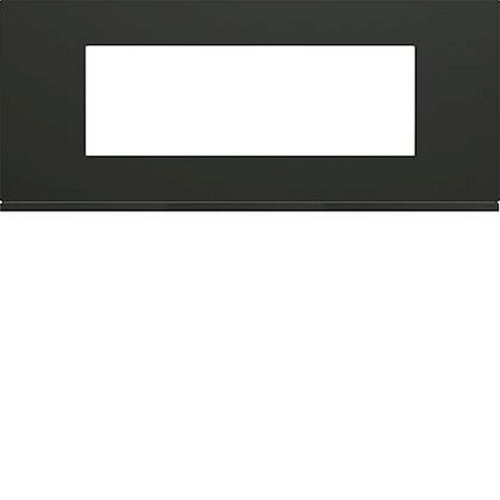 Plaque galleryplastique peint 6 modules entraxe 57mm night-WXP0206-3250617199384-HAGER