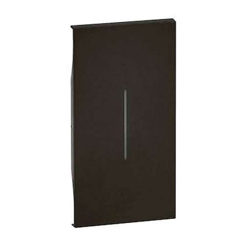 Enjoliveur Living Now pour commande d'éclairage 2 modules - noir-BTKG01M2-8005543611289-BTICINO