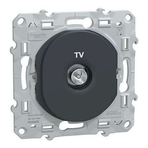 Ovalis - prise TV simple - Anthracite-S340405-3606482162785-SCHNEIDER ELECTRIC FRANCE