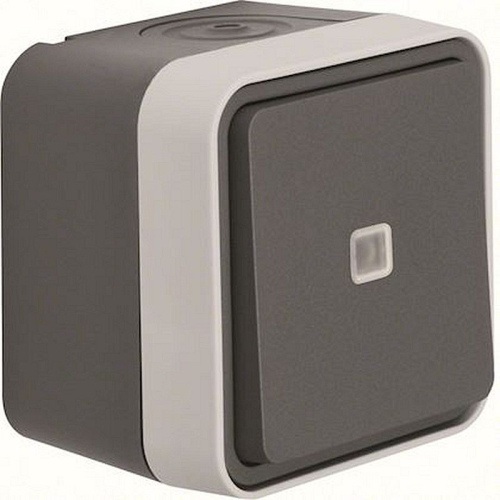 cubyko va-et-vient lumineux saillie gris-WNC002-3250617170024-HAGER