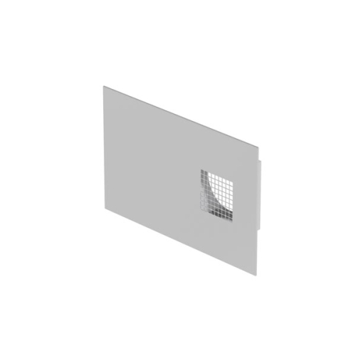 Grille combinée D160 inox prise d'air gauche - ComfoEdge Dupla ZEHNDER COMFOSYSTEMS - 990430576 