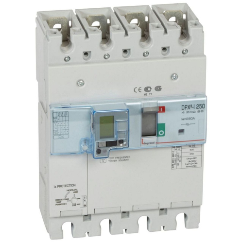 Interrupteur à déclenchement libre DPX³-I250 - 4P avec différentiel - 250A-420298-3245064202985-LEGRAND