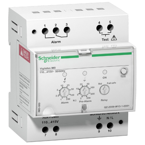 Vigilohm - contrôleur permanent d'isolement - petit réseau moteur hors tension-IMD-IM9-OL-3606480321665-SCHNEIDER ELECTRIC FRANCE
