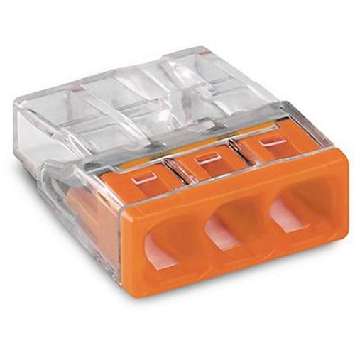 Borne WAGO 2273 - 3 x 0,5 à 2,5mm² Transp. / Orange-2273-203-4050821027850-WAGO CONTACT