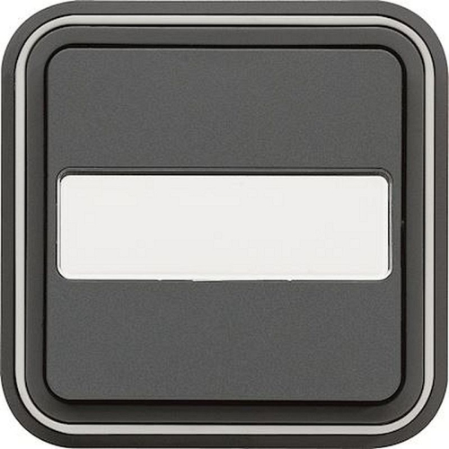 cubyko Poussoir porte-étiquette 1F encastré gris IP55-WNE025-3250617172257-HAGER