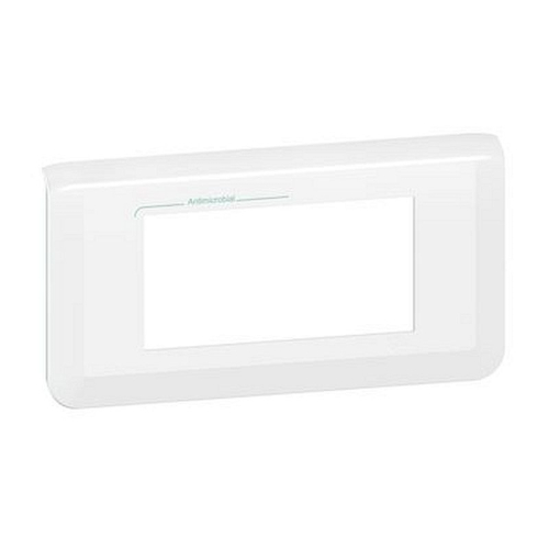 Plaque de finition horizontale Mosaic pour 4 modules blanc antimicrobien-078724L-3414971577602-LEGRAND