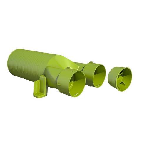 Manchette té droit D75 pour bouche D125 - Optiflex PRO ALDES - 11095911 