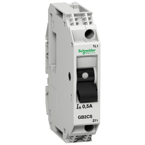 TeSys GB2-CS - disjoncteur pour circuit de contrôle - 0,5A -1P - 1d-GB2CS05-3389110431612-SCHNEIDER ELECTRIC FRANCE
