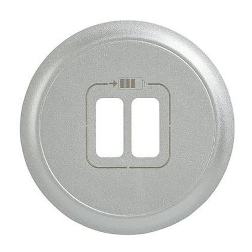 Enjoliveur Céliane pour chargeur double USB Type-A et Type-C - titane-068556-3245060685560-LEGRAND