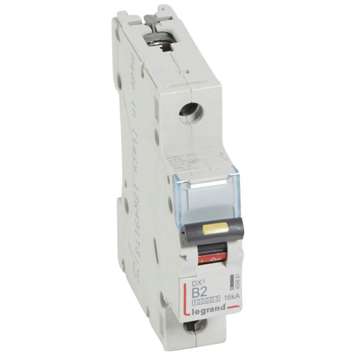 Disjoncteur DX³10000 16kA arrivée haute/départ bas vis 1P 2A courbe B - 1 mod-408881-3245064088817-LEGRAND