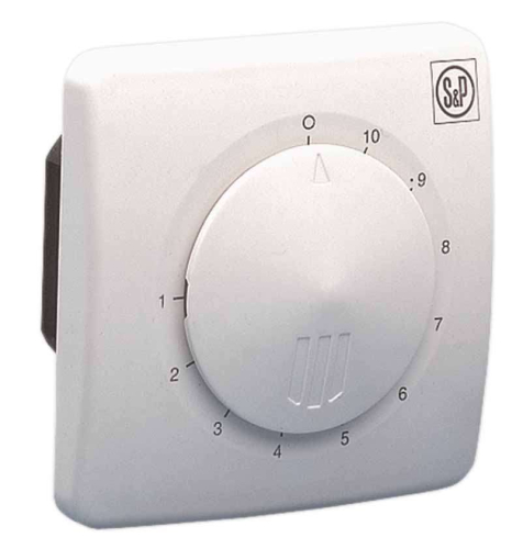 Variateur électronique 2.5A encastrable - REB-2,5 N E - 704178 S&P UNELVENT - 704178 
