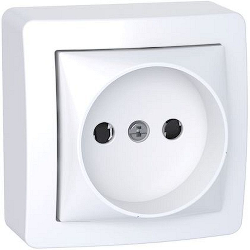 Alréa, prise de courant 2P connexion rapide avec cadre saillie, blanc polaire-ALB62274P-3606480694899-SCHNEIDER ELECTRIC FRANCE