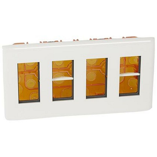 Kit poste de travail encastré Mosaic pour 4x4 modules-078874L-3414971578500-LEGRAND