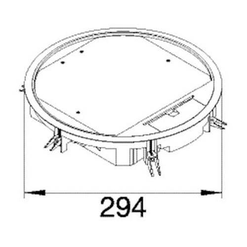 Boîte de sol 20 mod. revêt. sol 12mm gr-VR10127011-4012002245095-HAGER