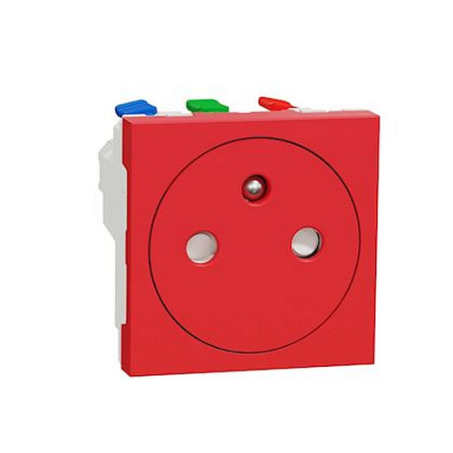 Unica - prise 2P+T - FR - 90DEG - goul - affleur - connex rap - Rouge - méca seu-NU305203T-3606489454111-SCHNEIDER ELECTRIC FRANCE