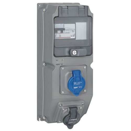 Coffret Hypra IP44 - 2 prises 200/250V~~ - disjoncteur différentiel-059865-3245060598655-LEGRAND
