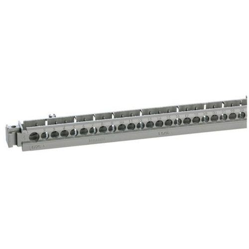 Support vide borniers - coffret Plexo³ 18 mod et XL³125 - 50 trous - 385mm-404821-3245064048217-LEGRAND