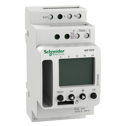Acti9 IHP - interrupteur horaire programmable - DCF - smart-CCT15858-3606489524531-SCHNEIDER ELECTRIC FRANCE