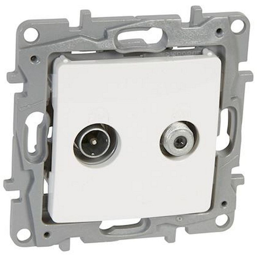 Prise TV-SAT Niloé étoile blindée - finition Pur-664756-3245066647562-LEGRAND
