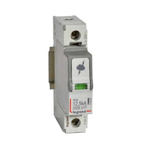 Parafoudre - protection tableau principal - T1+T2 - Iimp 12,5 kA/pôle - 1P-412270-3414970517364-LEGRAND