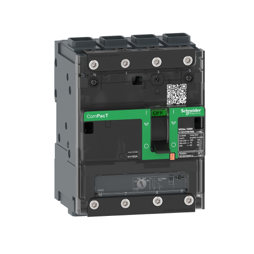 ComPacT NSXmE - disjoncteur -TM-D 100A - 4P4D - 16kA - borne EverLink-C11E4TM100L-3606481989635-SCHNEIDER ELECTRIC FRANCE