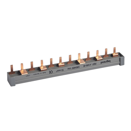 Peigne d'alimentation HX³ - 2P / 3 phases - bornes à vis -L. 1 rangée -6 modules-404940-3245064049405-LEGRAND