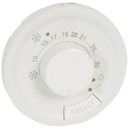 Enjoliveur Céliane pour thermostat fil pilote - Blanc-068245-3245060682453-LEGRAND