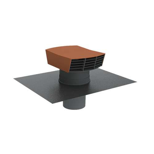 Chapeau de toiture matière plastique - CTP 125 tuile - 6008 ANJOS - 6008 