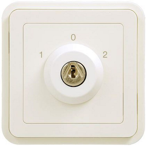 cubyko interrupteur à clé 3P extract. 0 associable Blanc-WNA037B-3250617175371-HAGER
