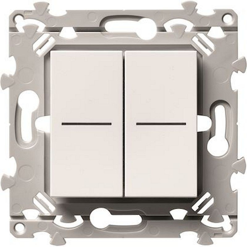Double InterBP Duo essensya double va-et-vient ou double poussoir à voyant pure-WE045-3250617100458-HAGER