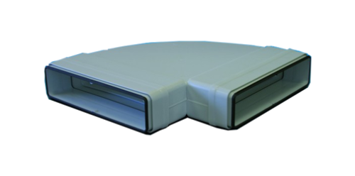 Coude 90° horizontal à joint - CHRV 80 - 831004 S&P UNELVENT - 831004 