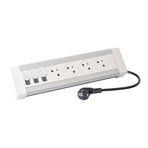 Bloc bureau 4x2P+T + 3xRJ45 catégorie6 FTP et cordon 3m 2P+T-054614-3414972292917-LEGRAND