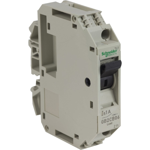 TeSys GB2-CB - disjoncteur pour circuit de contrôle - 1A - 1P - 1d-GB2CB06-3389110214666-SCHNEIDER ELECTRIC FRANCE