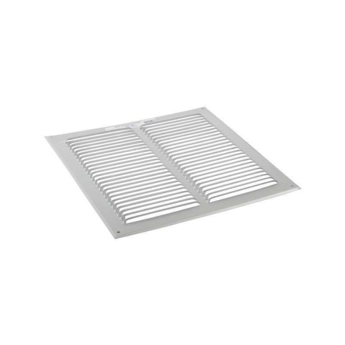 Grille à auvents en aluminium prélaqué blanc 210 x 210 - GABL - GABL210GAM ECONONAME - GABL210GAM 