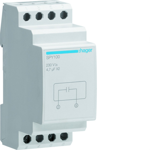 Condensateur de filtrage 1P+N 4,7 uF-SPY100-3250615665287-HAGER