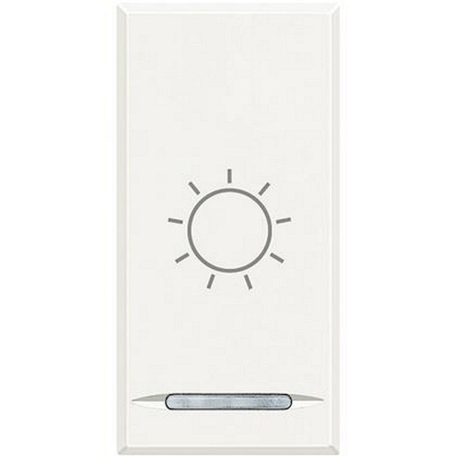 Manette Axolute symbole lumière type poussoir 1 module - White-HD4915BA-8012199982397-BTICINO