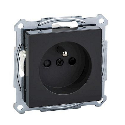Merten M-Plan - prise 2P+T - NF - borne auto - anthracite-MTN2500-0414-3606480305993-SCHNEIDER ELECTRIC FRANCE