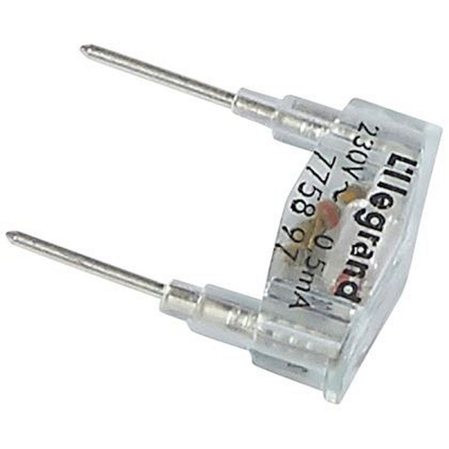 Lampe de rechange Plexo verte 230V 0,5mA-069497-3245060694975-LEGRAND