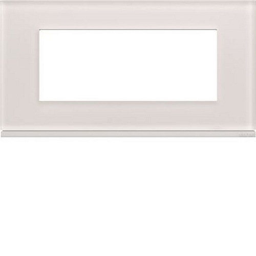 Plaque gallery 5 modules entraxe 71mm matiere moon glass-WXP4005-3250617197069-HAGER