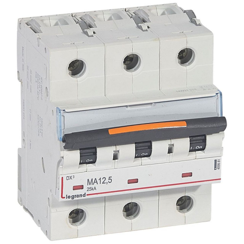 disj magnétique seul DX³ MA 25kA arrivée haute/départ bas à vis 12,5A 4,5modules-409881-3245064098816-LEGRAND