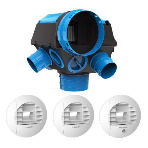 Kit VMC simple flux hygroréglable - Hygrocosy BC 2 - 412320 ATLANTIC - 412320 