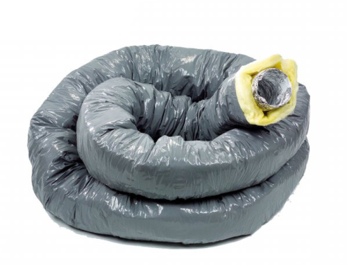 6m Gaine PVC Souple Isolée 50 mm Int. Alu D125 - GPI⌀125/AP50L6 ECONONAME - GPI⌀125/AP50L6 