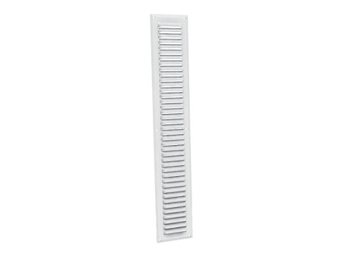 Grilles à auvents en aluminium prélaqué blanc - GA BL 50 x 280 - 6762 ANJOS - 6762 
