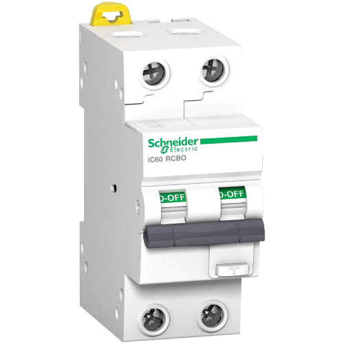 Acti9 iC60 RCBO - disjoncteur differentiel - 2P - 25A - 30mA - C - 10kA - typeAC-A9D07225-3606481157348-SCHNEIDER ELECTRIC FRANCE
