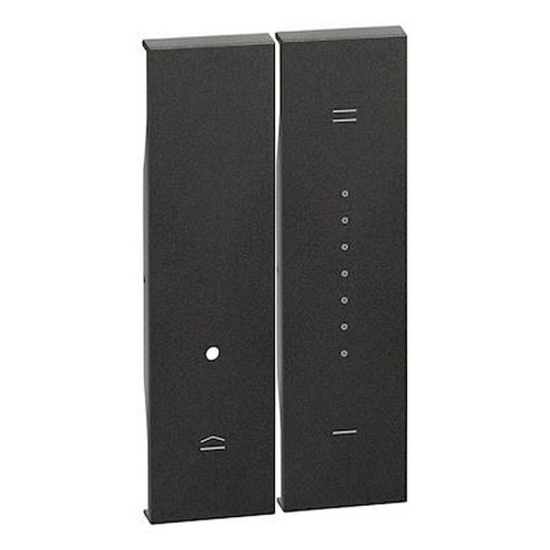 Enjoliveur Living Now pour variateur 2 modules - noir-BTKG19-8005543619018-BTICINO