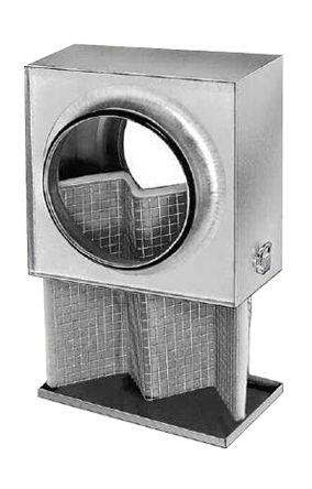 Caisson filtre G4 pour conduits circulaires ⌀200 - LFBR 200 G4 - 8579 HELIOS VENTILATEURS - 8579 