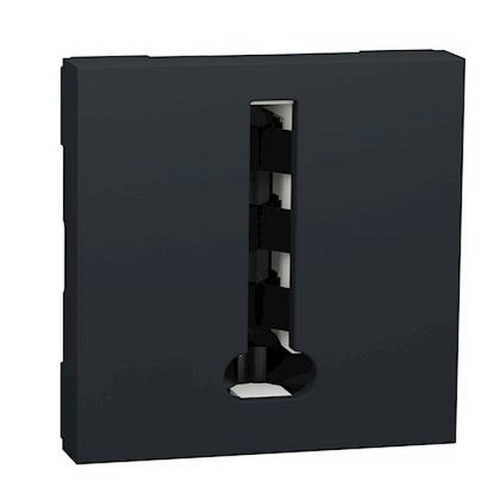 Unica - conjoncteur téléphone en T - 8 contacts - Anthracite - mécanisme seul-NU349654-3606489456153-SCHNEIDER ELECTRIC FRANCE